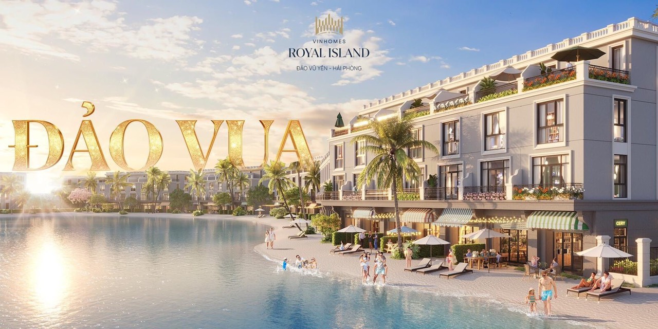 Biệt thự PK Đảo Vua mang những nét cổ điển khác biệt tại Vinhomes Royal Island Vũ Yên HP