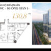 Layout thiết kế Căn hộ 3 Phòng ngủ, 3WC, 130,8m2