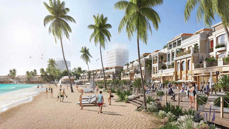 Những dãy phố thương mại sôi động với quán cà phê, nhà hàng và cửa hàng cao cấp nằm giữa hàng cây rợp bóng mát 2