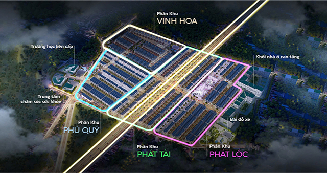 Tổng mặt bằng dự án Vlasta Thủy Nguyên
