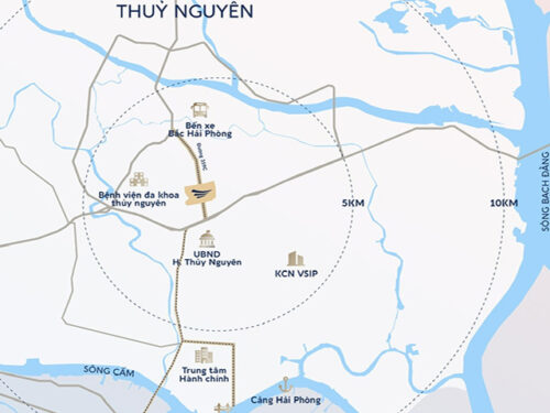 Vị trí dự án Vlasta Thủy Nguyên, Hải Phòng Vị trí dự án Vlasta Thủy Nguyên, Hải Phòng