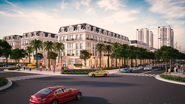 Loại hình Liền kề tại dự án Green River Thuỷ Nguyên