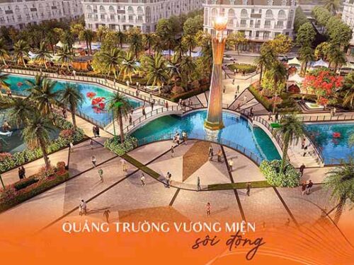 Quảng trường Vương Miện sôi động Quảng trường Vương Miện sôi động