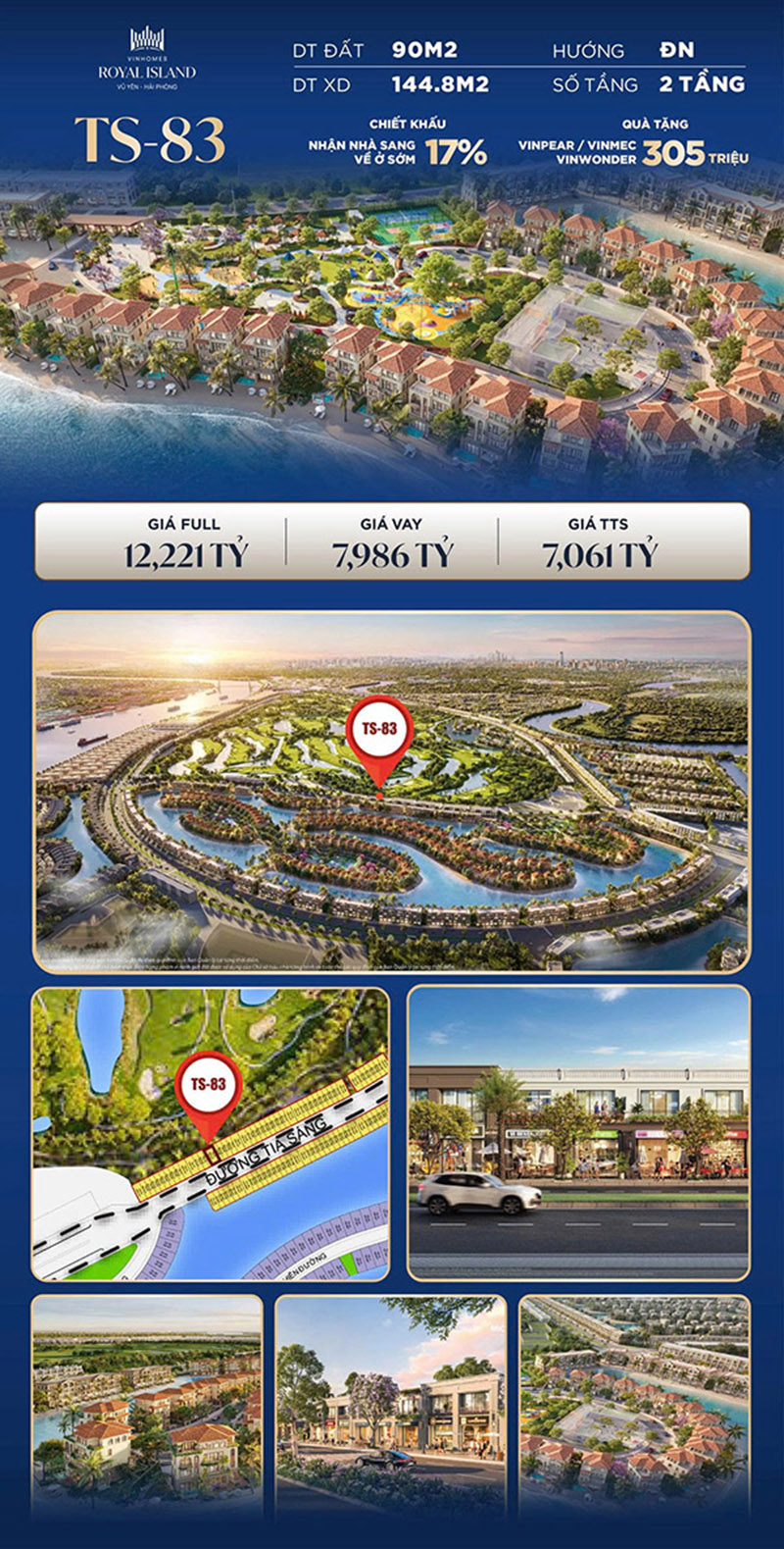 Vin Vũ Yên - Shophouse đường Tia Sáng TS 83 Vin Vũ Yên - Shophouse đường Tia Sáng TS 83