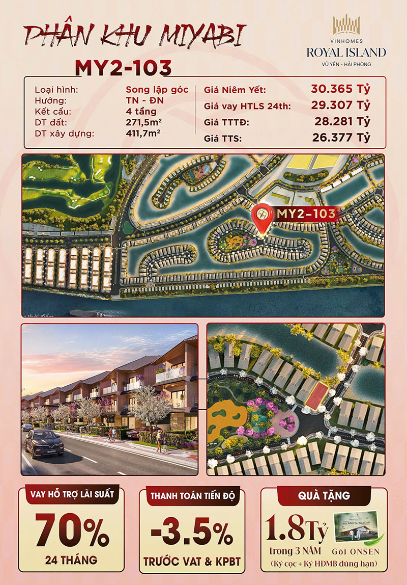 Vị trí MY2-103 cực đắc địa tại The Myiabi Vinhomes Vũ Yên Vị trí MY2-103 cực đắc địa tại The Myiabi Vinhomes Vũ Yên