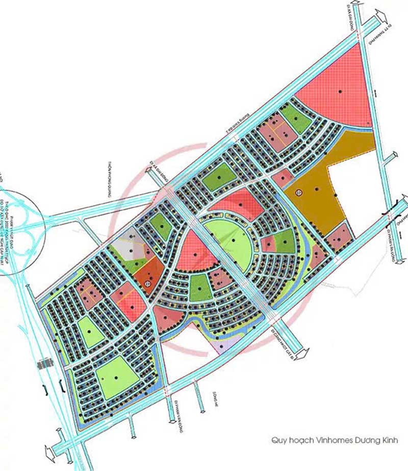 Mặt bằng tổng thể Vinhomes Dương Kinh