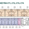 Mặt bằng căn hộ Happy Home Tòa CT1- CT4
