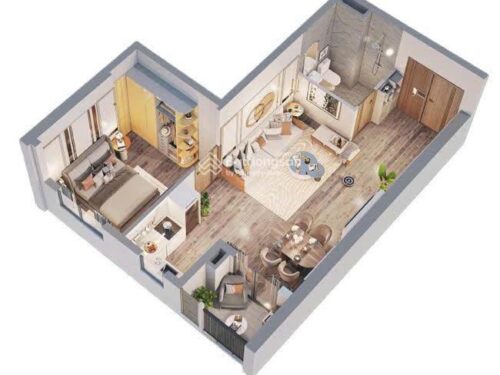 Căn hộ mẫu 01 PN Dự án Tràng Cát Happy Home Căn hộ mẫu 01 PN Dự án Tràng Cát Happy Home
