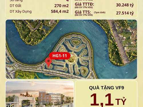 Biệt thự hoàng gia hg1-11