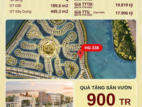 Biệt thự Song Lập Hoàng Gia HG - 338