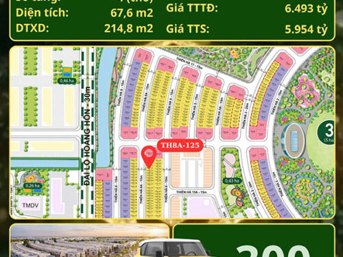 Liền kề phân khu Thiên Hà TH8A-125