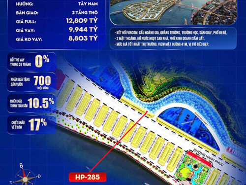 Shophouse hp-285 trục đường hạnh phúc