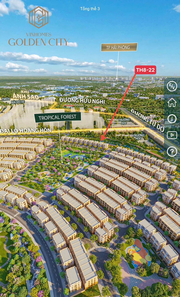 Biệt thự Đơn Lập Phân Khu Thiên Hà TH8-22 Biệt thự Đơn Lập Phân Khu Thiên Hà TH8-22