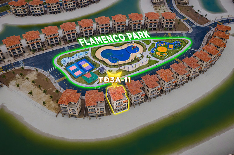 Biệt thự Đơn Lập Đảo Thiên Đường, Vinhome Vũ Yên TD3a-11