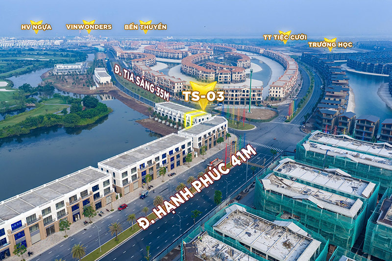 Shophouse đường Tia Sáng Vinhomes Vũ Yên 2 Shophouse đường Tia Sáng Vinhomes Vũ Yên 2