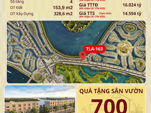 Shophouse TLA 163 cách Siêu thị Vincom Mega Mall 100m