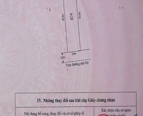 Bán lô đất trong ngõ 40 Cái Tắt, An Dương 3